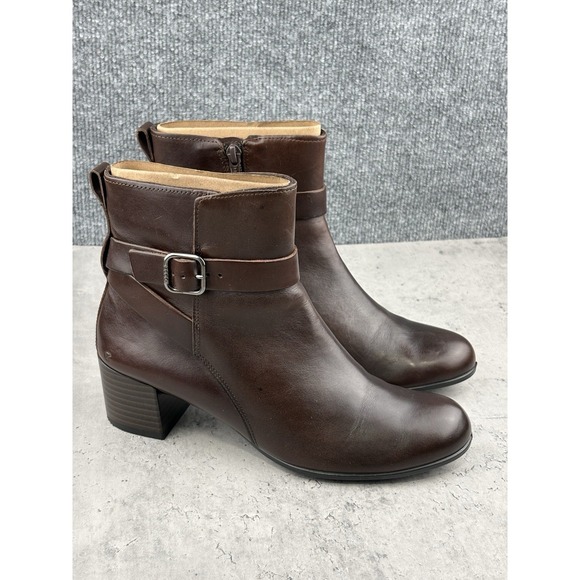 Ecco Shoes - ECCO Dress Classic 35 Women's Leather Ankle Boots Potting Soil Brown 20991301667